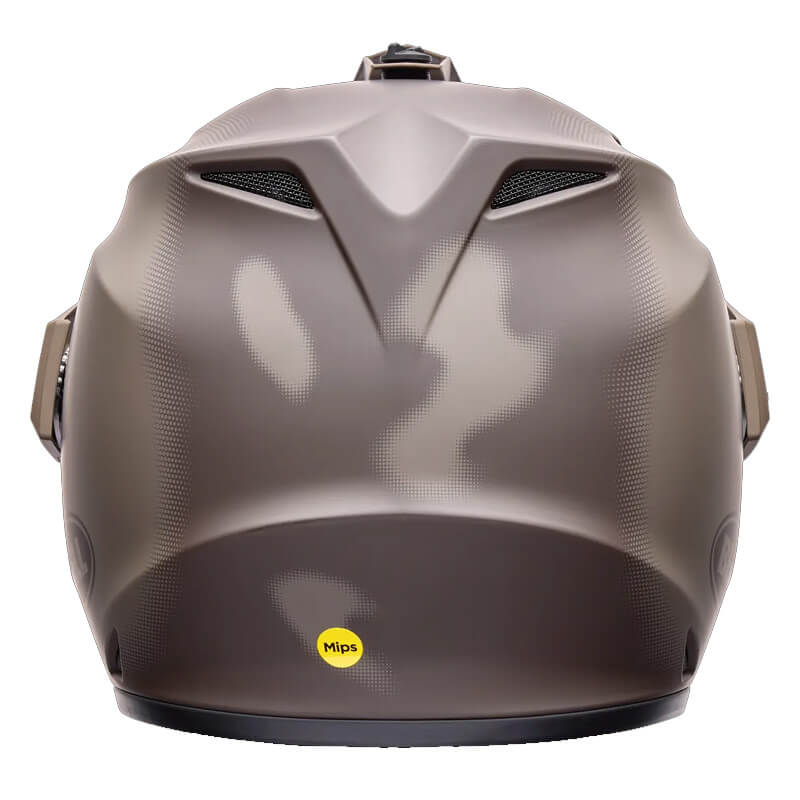 Casques bell mx 9 compass marron cross