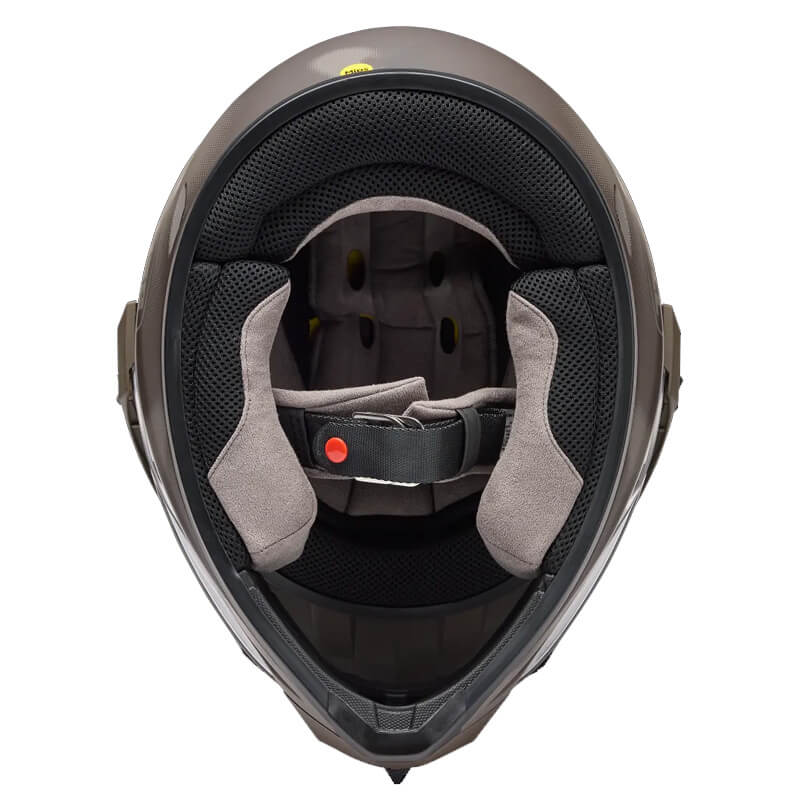 Casques bell mx 9 compass marron fx