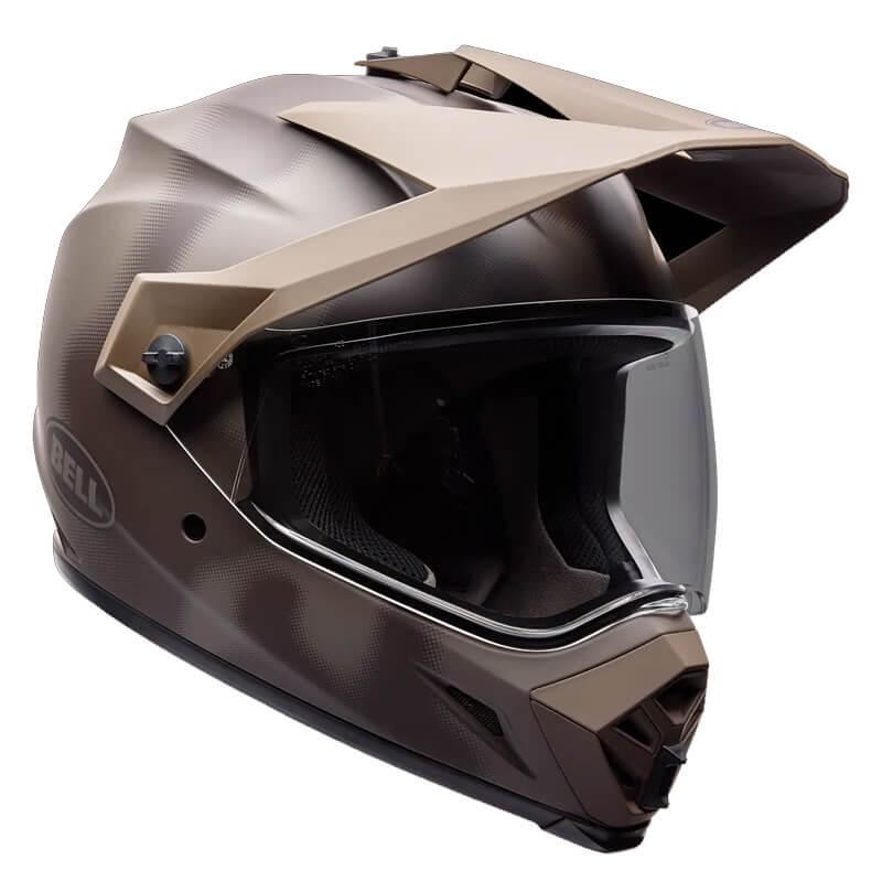 Casques bell mx 9 compass marron sx