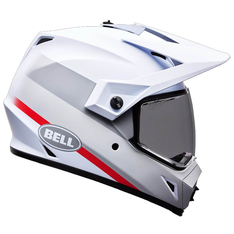 Casques bell mx 9 trail blanc
