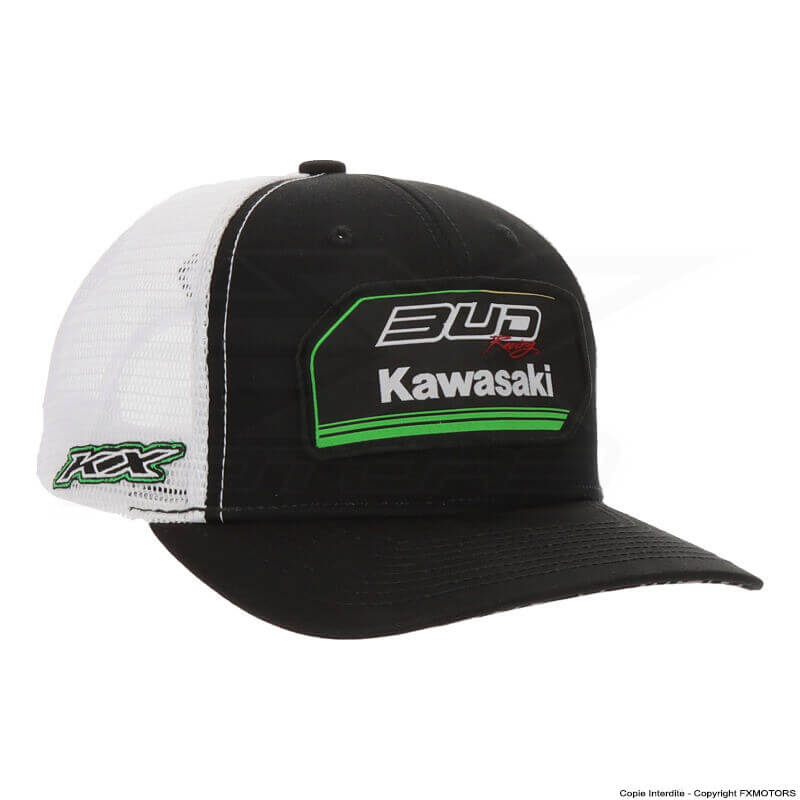 Casquette Bud Racing Kawasaki Blanc 2023 team fx