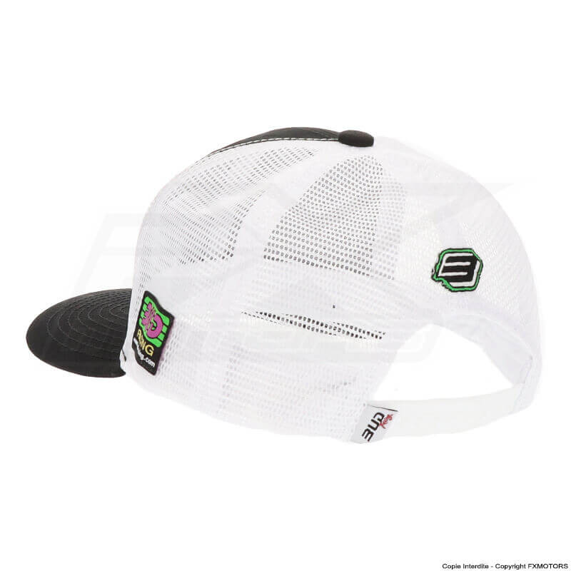 Casquette Bud Racing Kawasaki Blanc 2023 ventilee fx