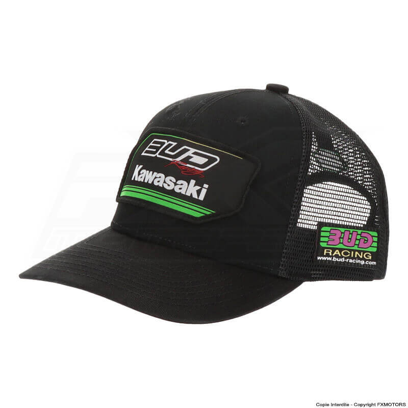 Casquette Bud Racing Kawasaki Noir 2023 fx