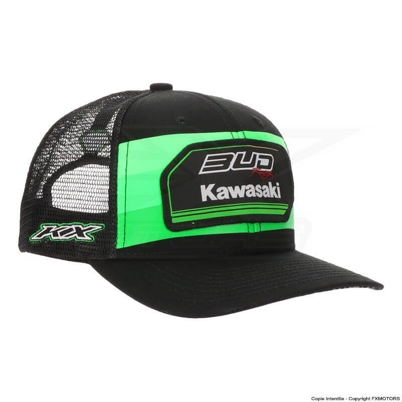 Casquette Bud Racing Kawasaki vert 2023 team fx