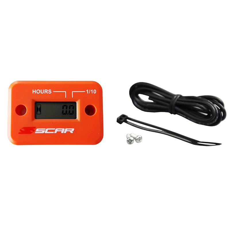 Compteur Heures Motocross Enduro SCAR Orange