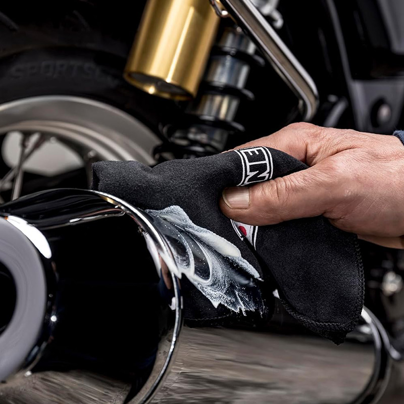 Creme Polissage pour Metaux CHROM ALU IPONE application