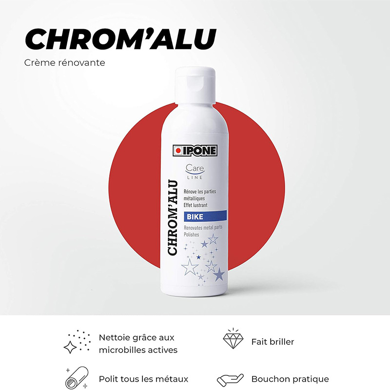 Creme Polissage pour Metaux CHROM ALU IPONE caracteristiques