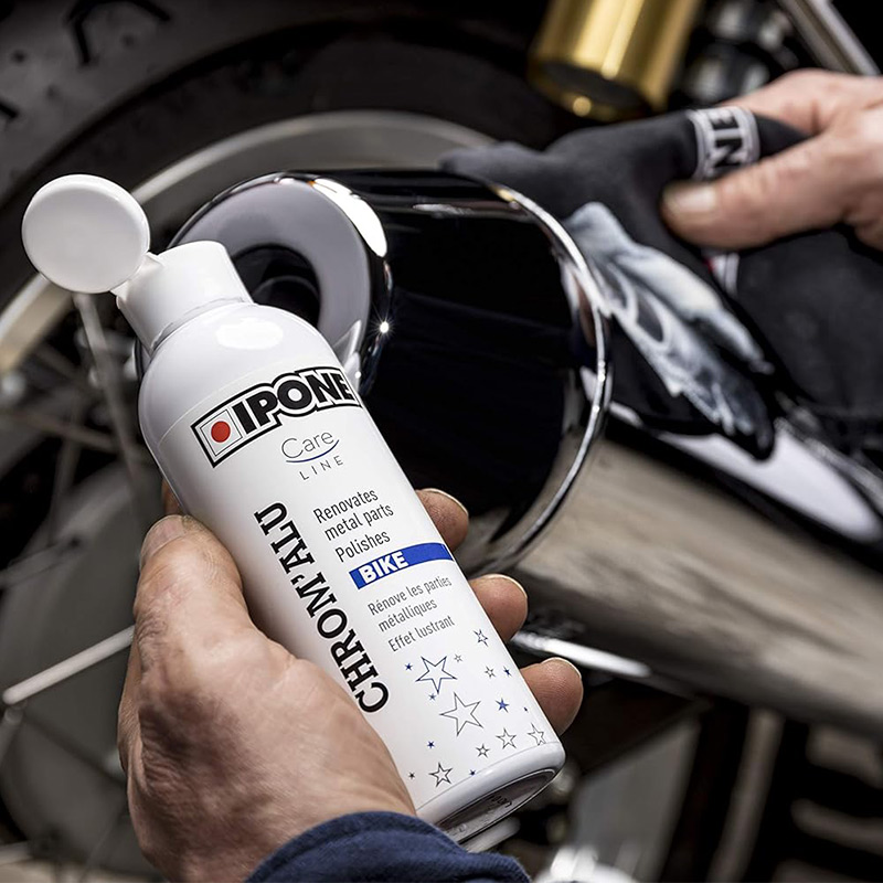 Creme Polissage pour Metaux CHROM ALU IPONE pot echappement