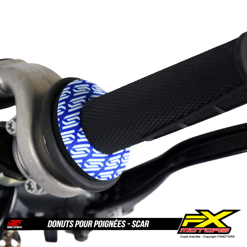 Donuts Motocross Enduro SCAR Bleu Detail