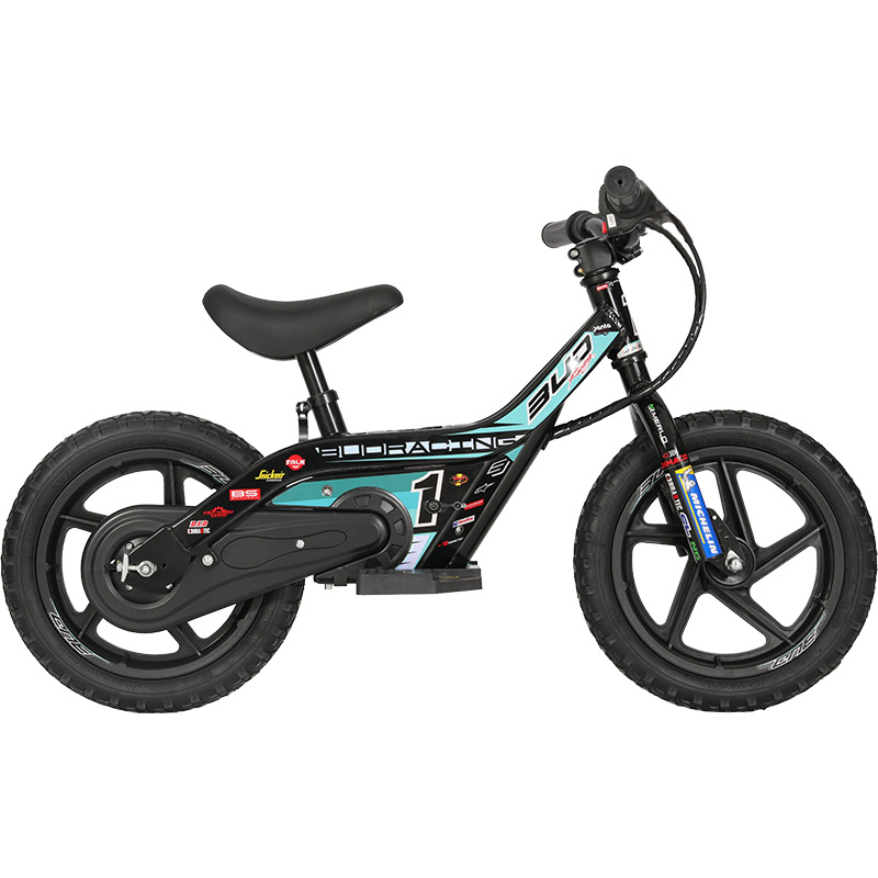 Draisienne Bud Racing 2025 Bleu Aqua profile