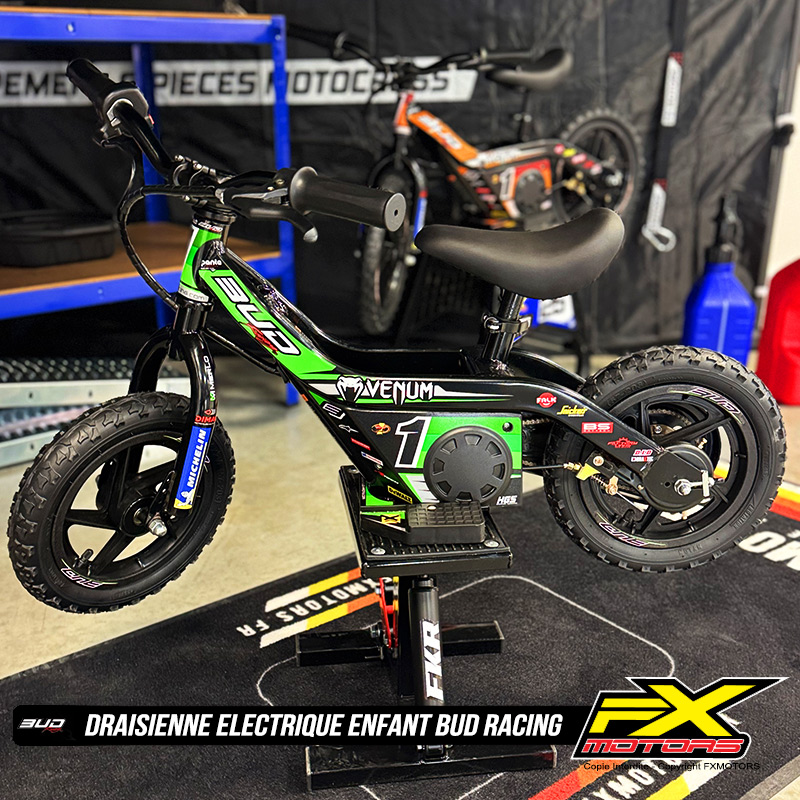 Draisienne Electrique Enfant Bud Racing Profil