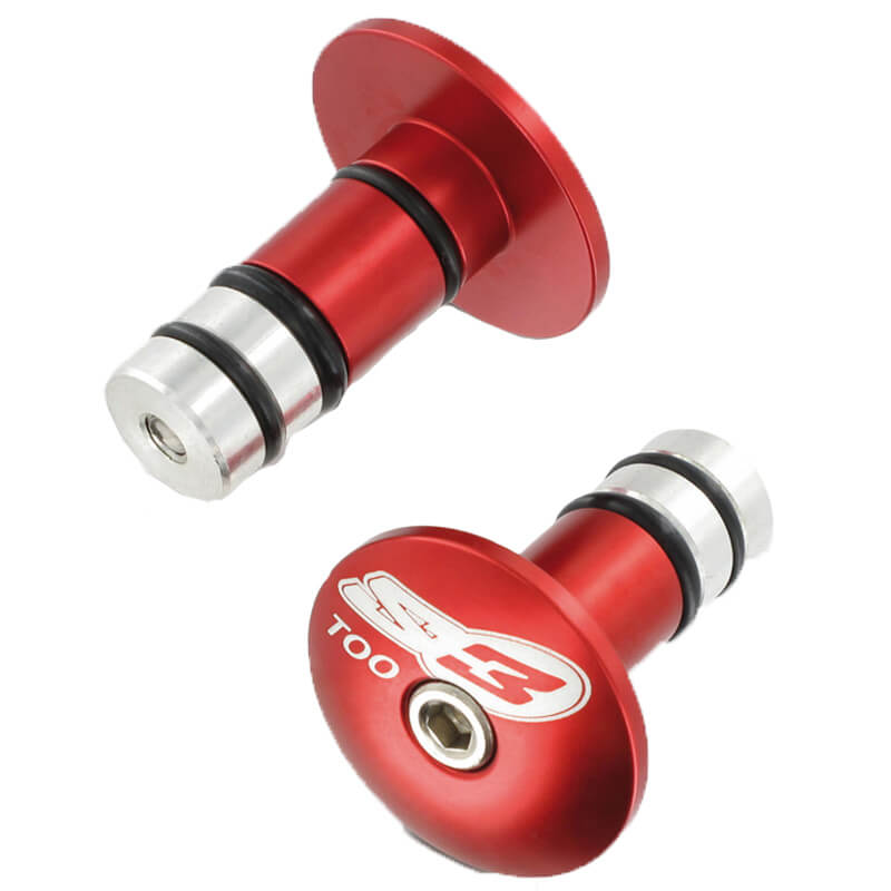 Embout Guidon Cross Enduro S3 Rouge