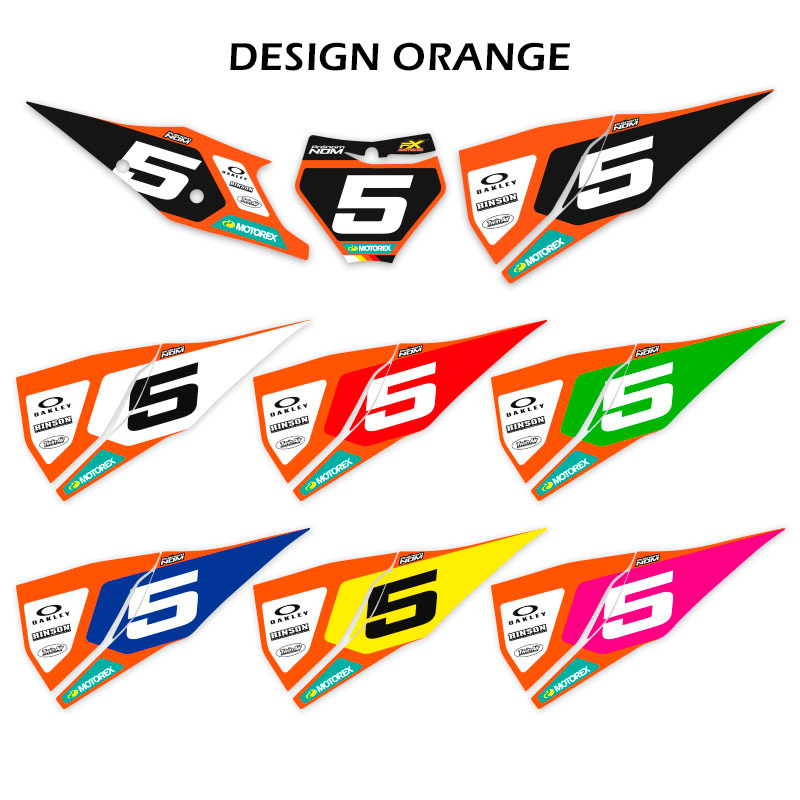 FP FX KTM PURE 2021 design Orange SXF