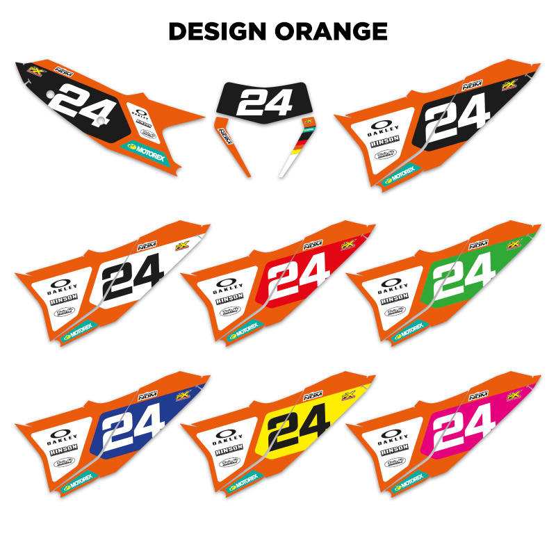 FP FX KTM PURE EXC 2024 design orange