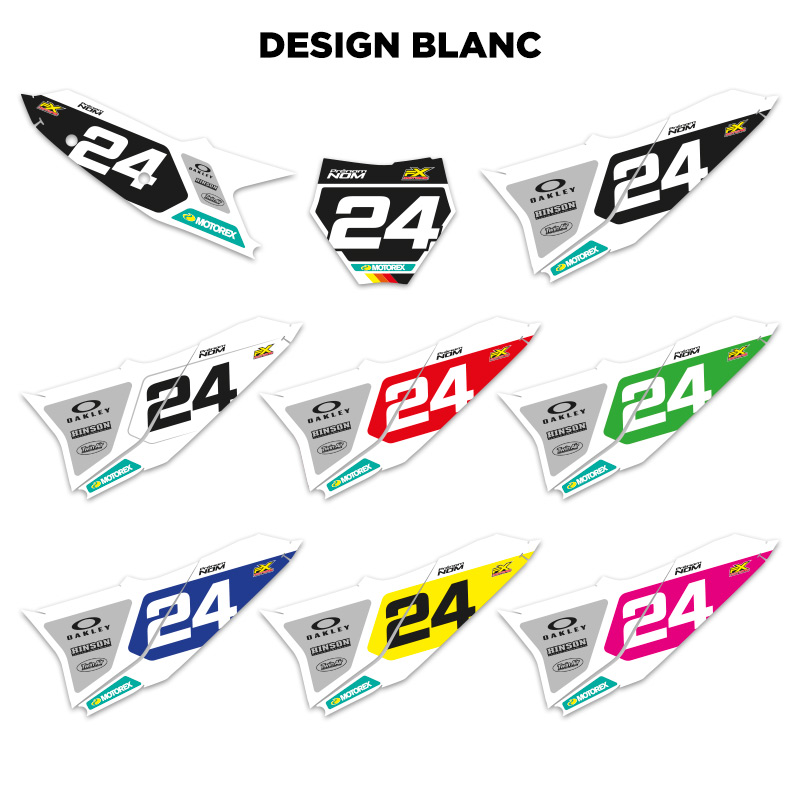 FP FX KTM PURE SX 2024 design blanc