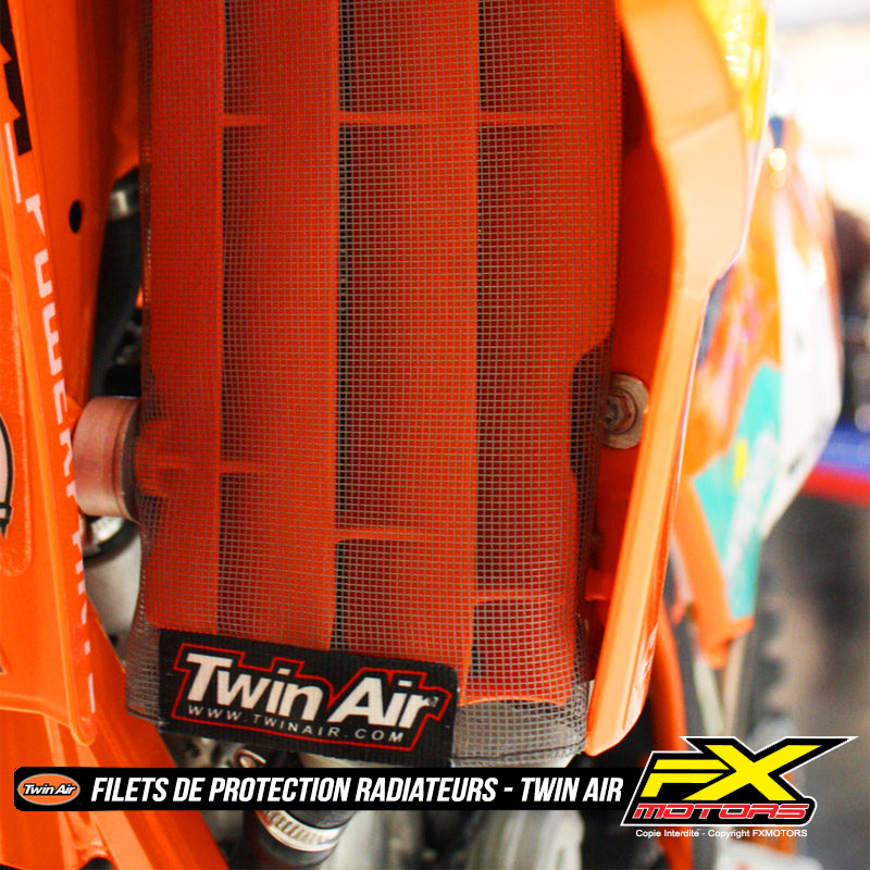 Filets Protection Radiateurs Twin Air Boue Sable Motocross Enduro KTM