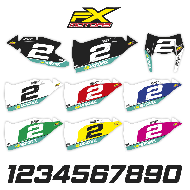 Fonds Plaques KTM EXC MOTOREX LINE Enduro 2019