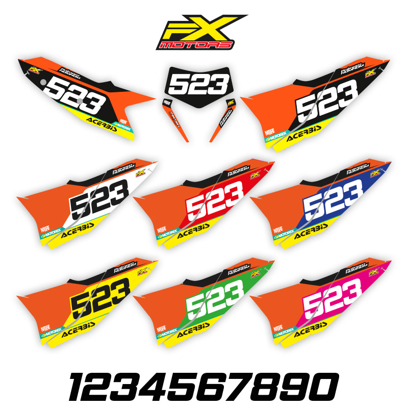 Fonds Plaques KTM Enduro EXC Factory Edition 2024