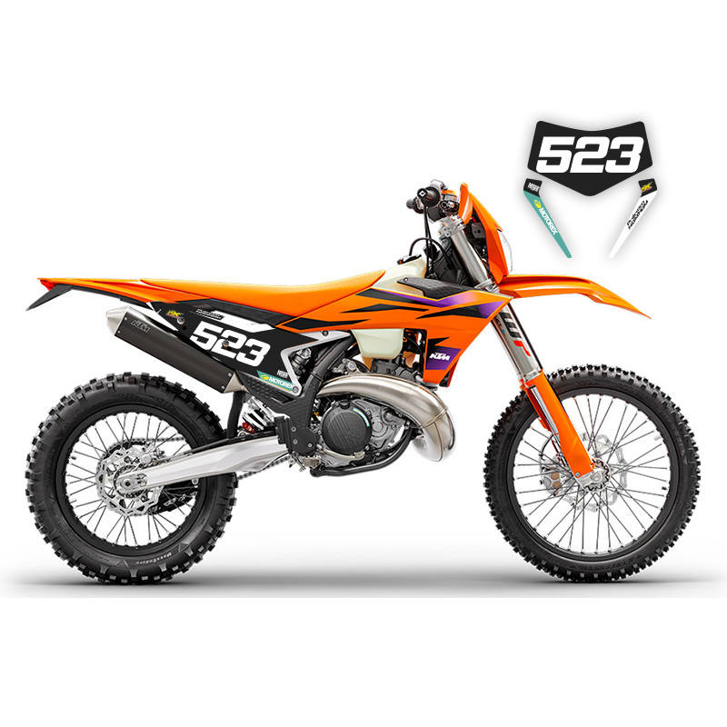 Fonds Plaques KTM Enduro EXC Motorex Line 2024 2