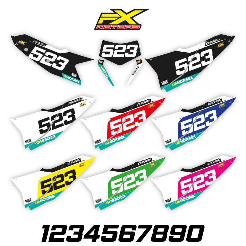 Fonds Plaques KTM Enduro EXC Motorex Line 2024