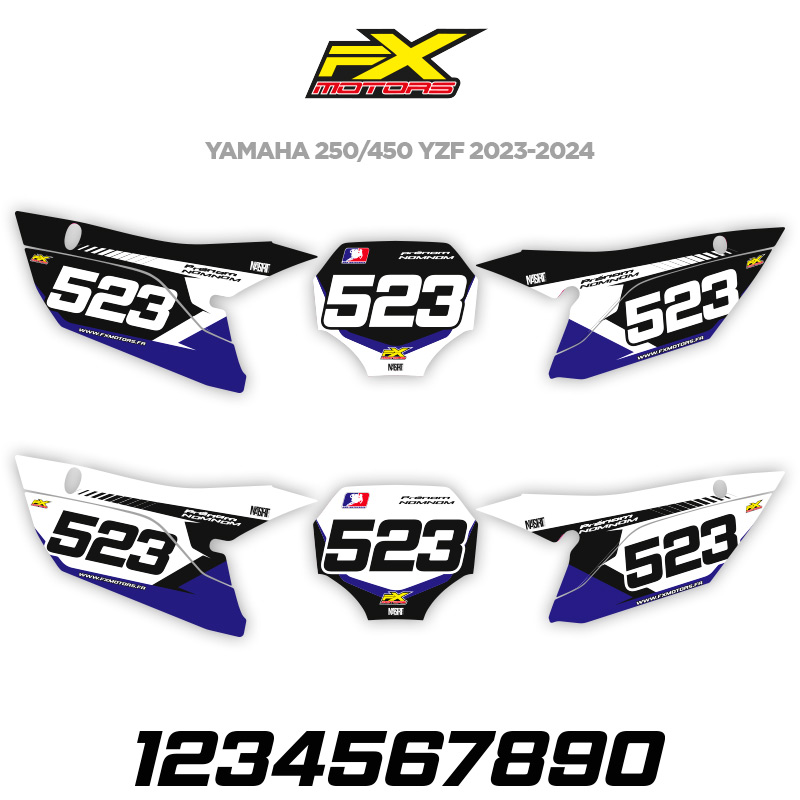 Fonds Plaques Yamaha Racing Line YZF 2023 2024 