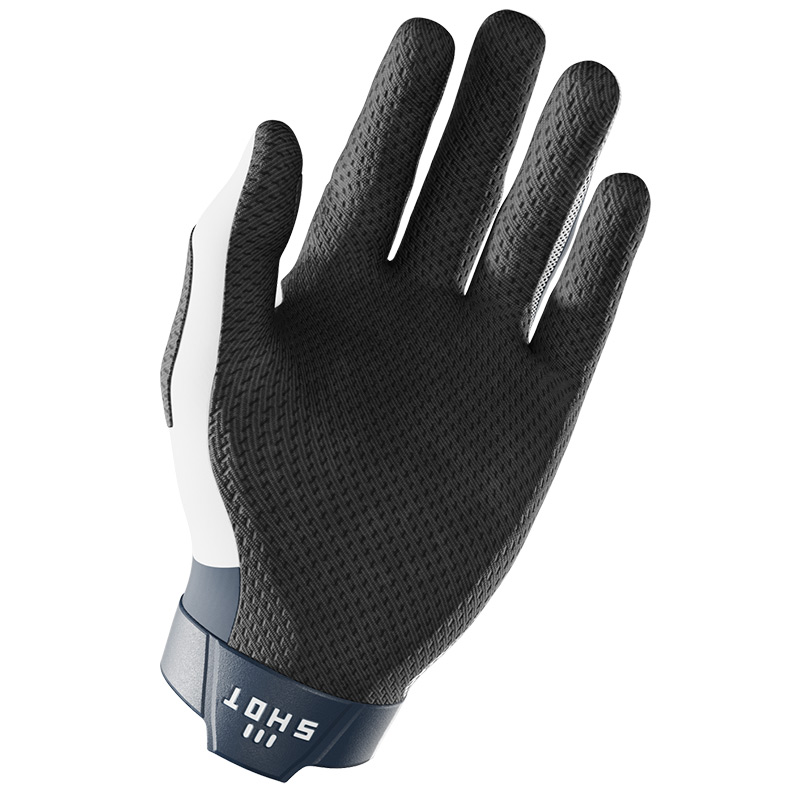 Gant shot lite pro navy blanc moto