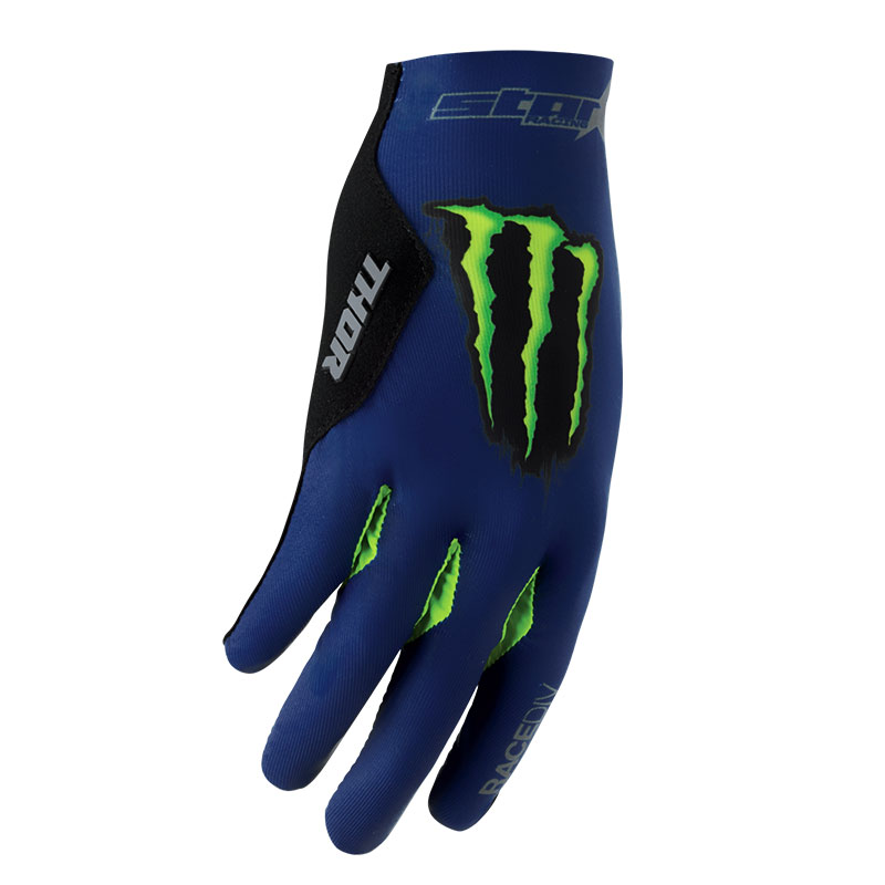 Gants Cross THOR MX Monster Energy Navy 03