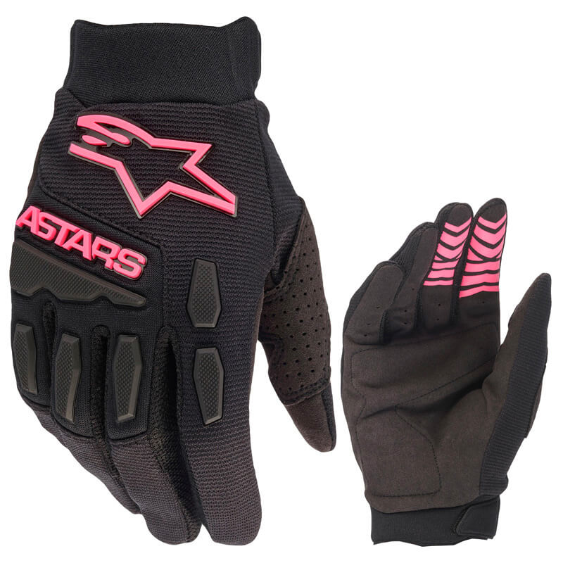 Gants Femme Alpinestars Stella Full Bore 2022 Noir Rose Fluo