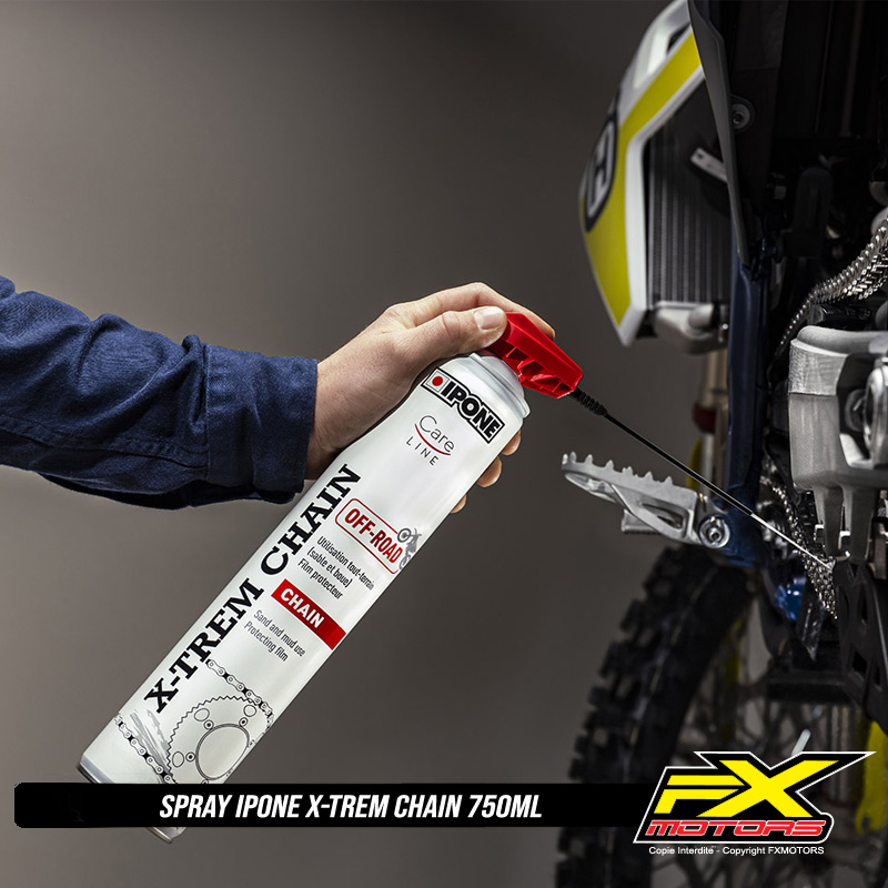 Graisse Spray Chaine Ipone XTrem Chain 750ml Motocrossi