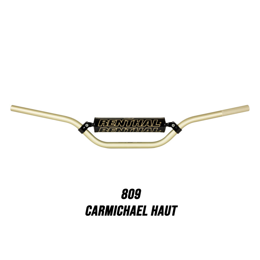 Guidon RENTHAL Twinwall Hard Anodized 22 2 mm 809 Carmichael Hight