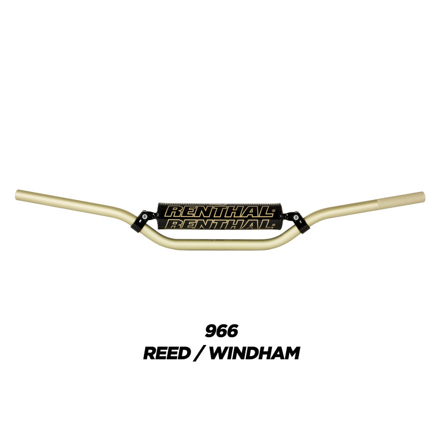 Guidon RENTHAL Twinwall Hard Anodized 22 2 mm 966 Reed Windham