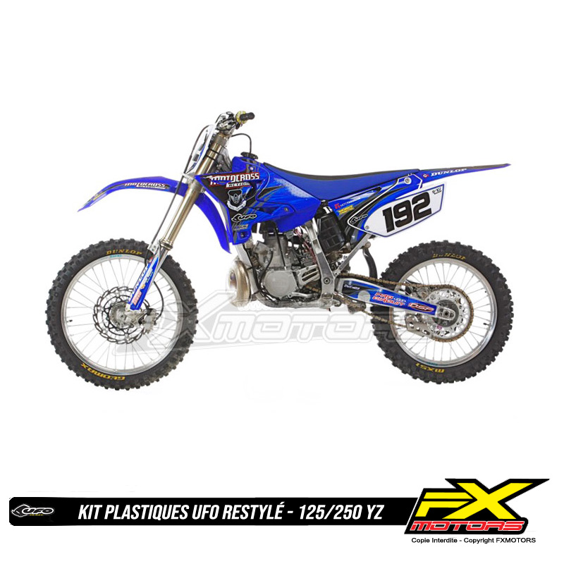 Kit Plastiques Complet UFO Replica YZF pour Yamaha 125 250 YZ 2002 2014 2