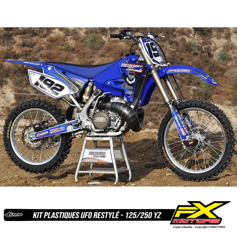 Kit Plastiques Complet UFO Replica YZF pour Yamaha 125 250 YZ 2002 2014 3