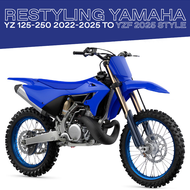 Kit Plastiques Restyle YAMAHA 125 250 YZ YZF 2025 