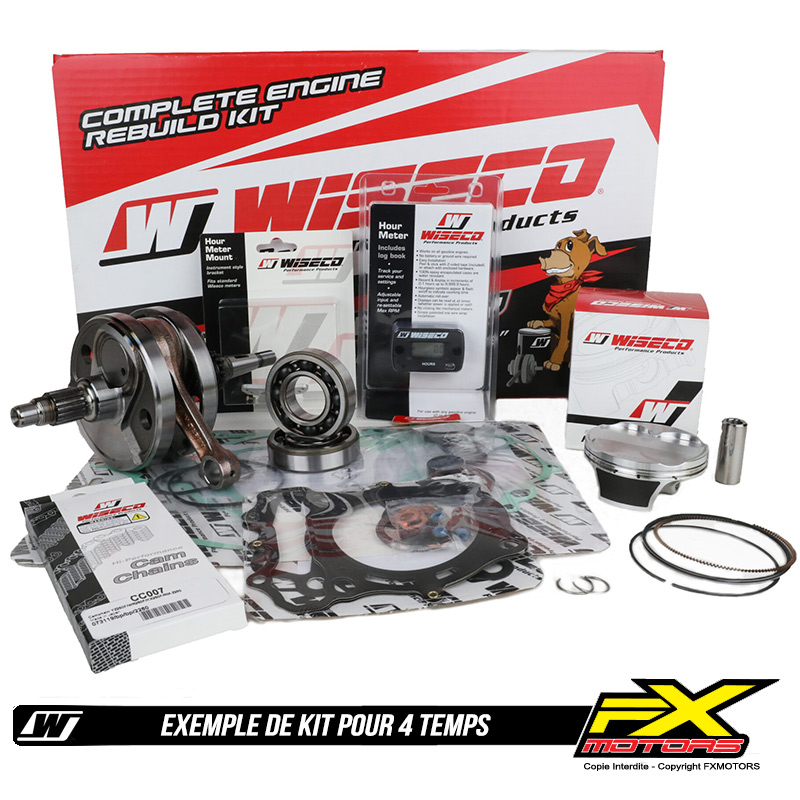 Kit de Refection Moteur Complet WISECO Exemple 4 Temps