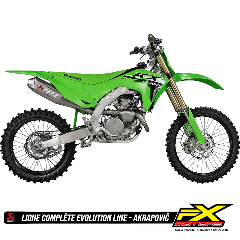 Ligne Echappement Complete Evolution Line AKRAPOVIC Kawasaki