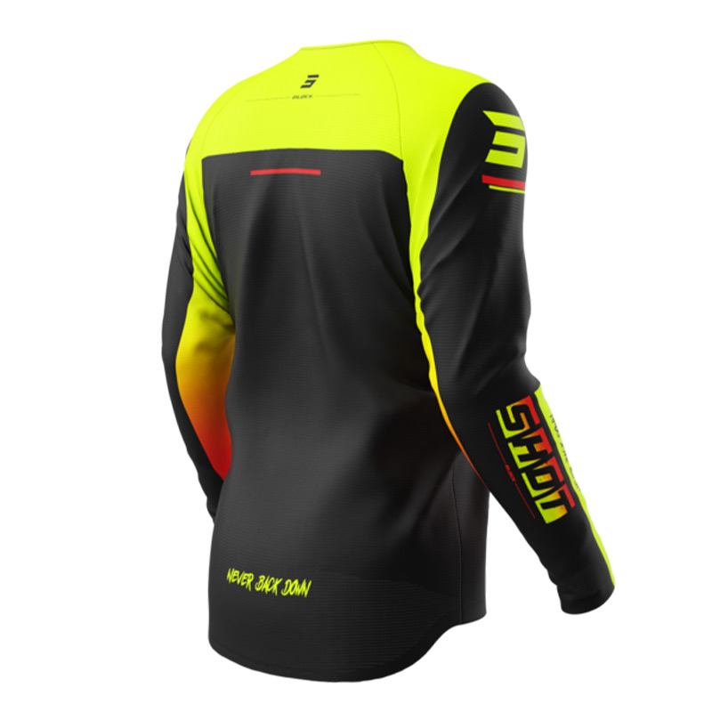 Maillot Shot Racing Draw Block 2026 Jaune MX