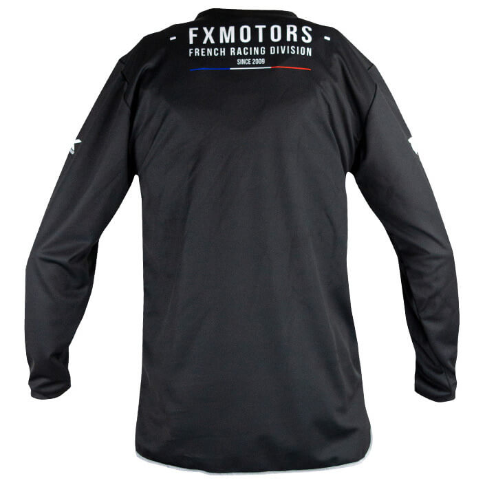 Maillot enfant fxmotors Classic noir 2021 cross mx