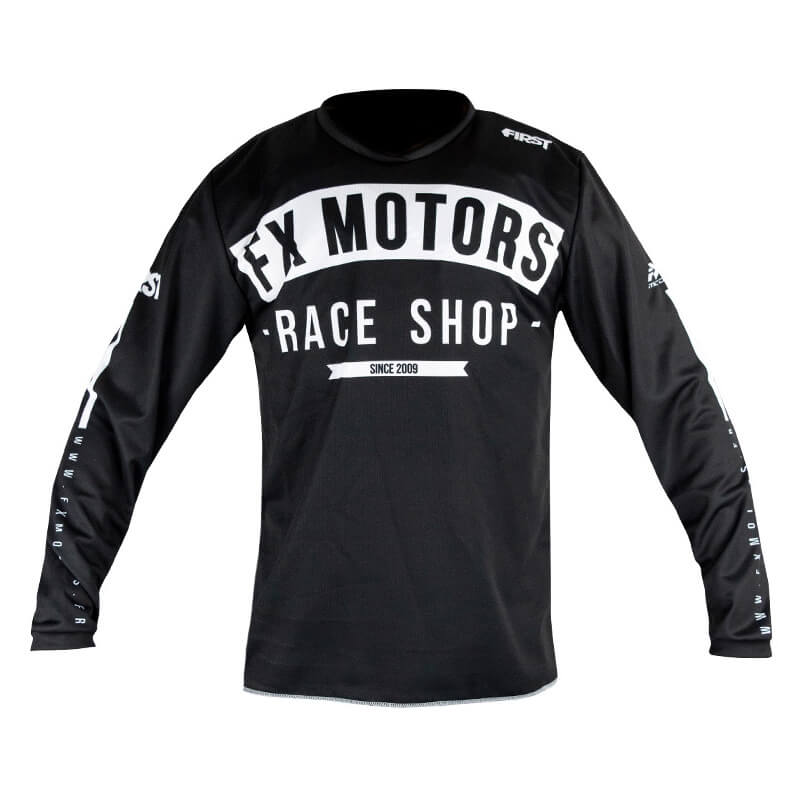 Maillot enfant fxmotors Classic noir 2021 mx