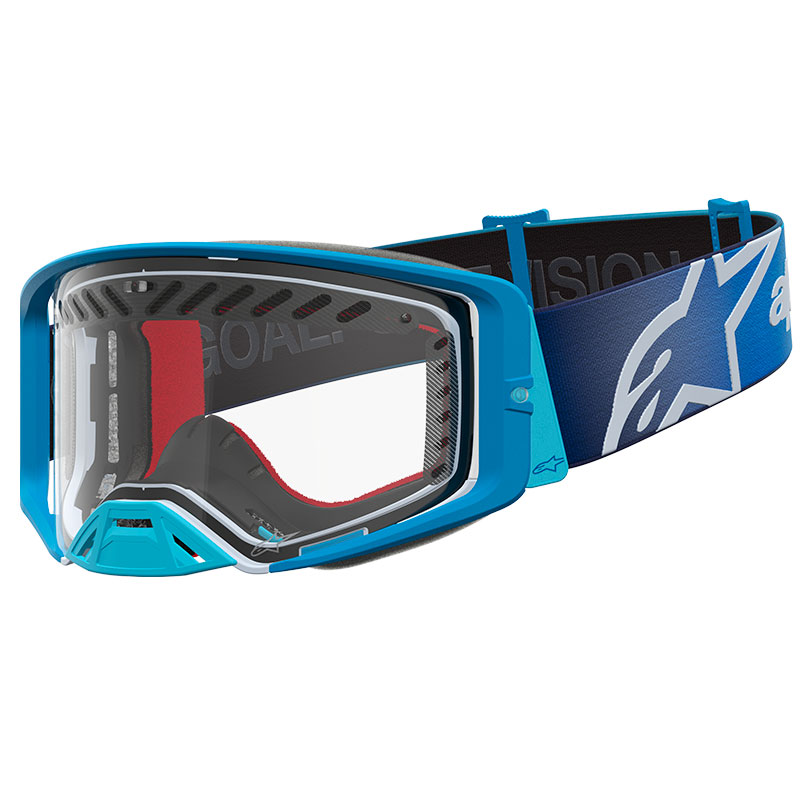 Masque Alpinestars Supertech Dura Air Fluid Bleu