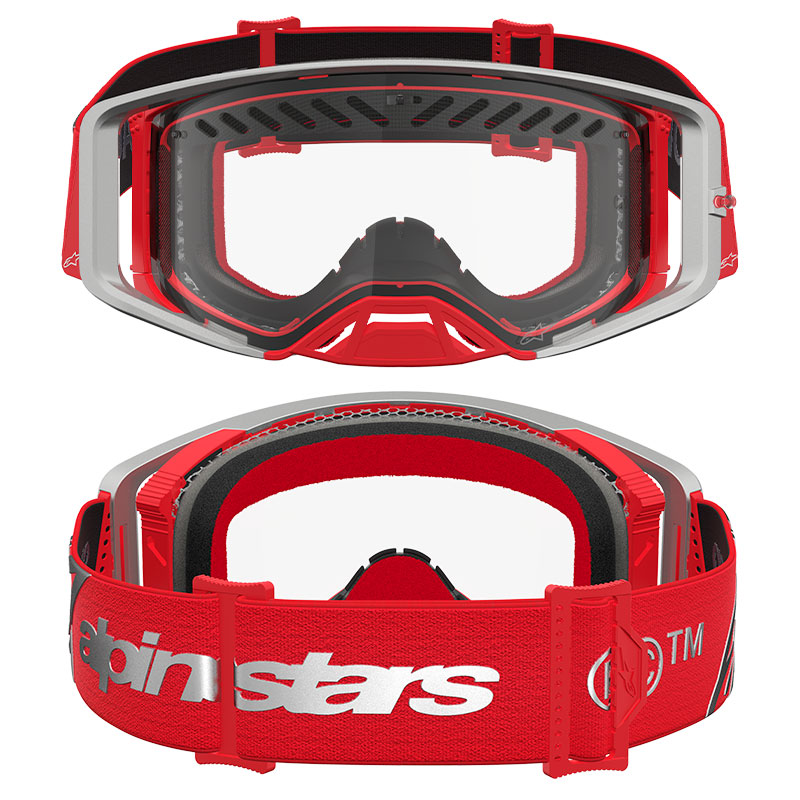 Masque Alpinestars Supertech Dura Air Fluid RougeGris 2027