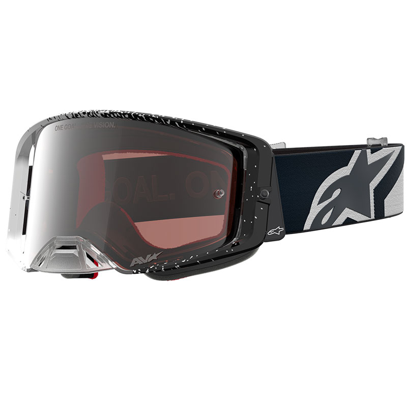 Masque Alpinestars Supertech Hiten Blanc Noir