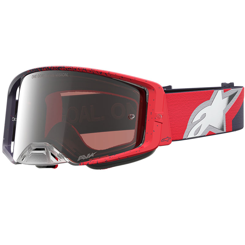 Masque Alpinestars Supertech Hiten Noir Rouge
