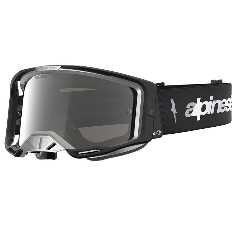 Masque Alpinestars Vision8 Amber Noir Gris Miroir