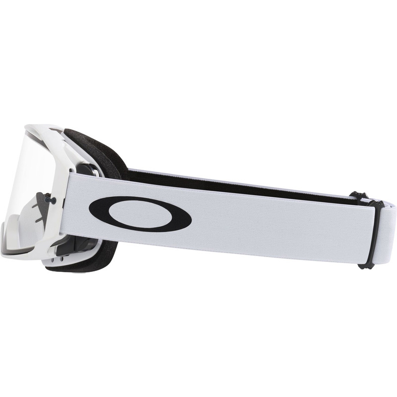 Masque Cross Oakley Airbrake Lite Matte White Ecran Clair Bandeau