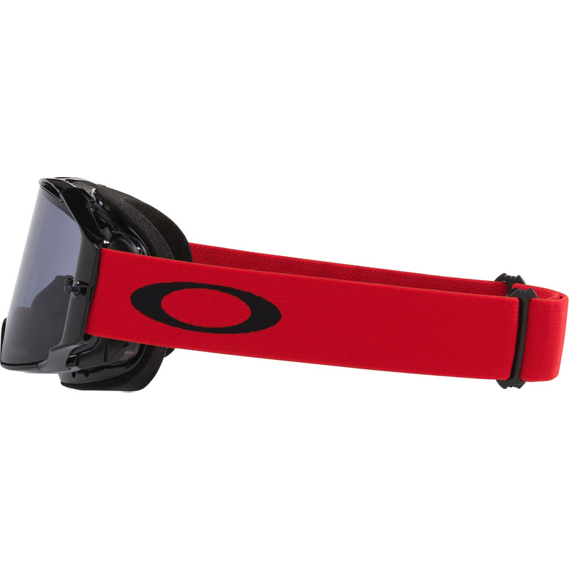 Masque Cross Oakley Airbrake Lite Moto Red Ecran Gris Clair Bandeau