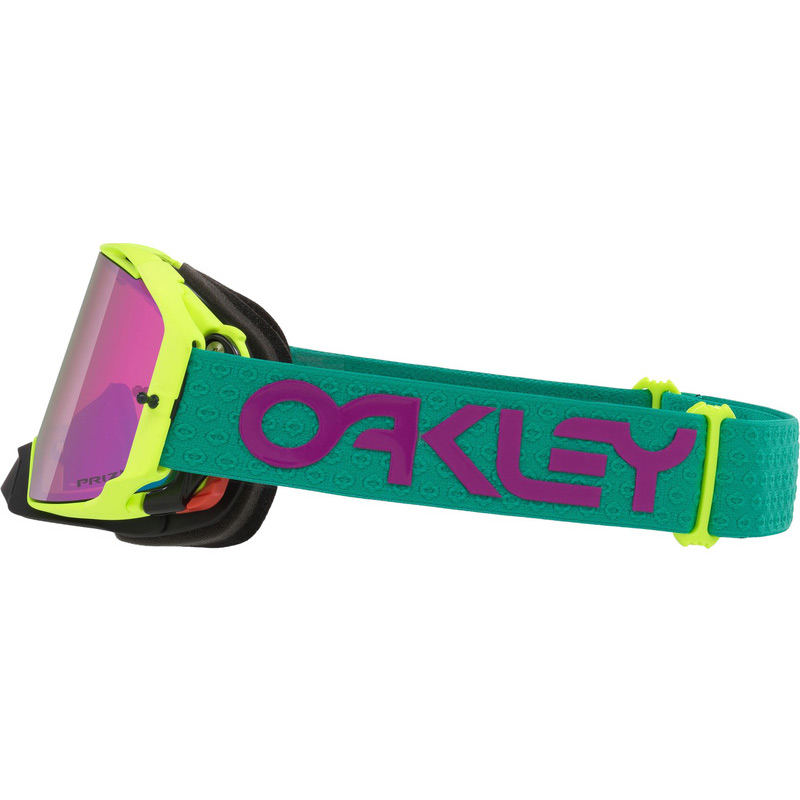 Masque Cross Oakley Airbrake MX Celeste B1B Ecran Prizm Jade Bandeau