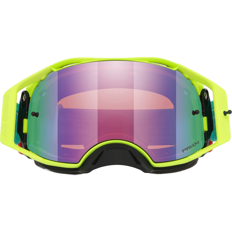 Masque Cross Oakley Airbrake MX Celeste B1B Ecran Prizm Jade Face