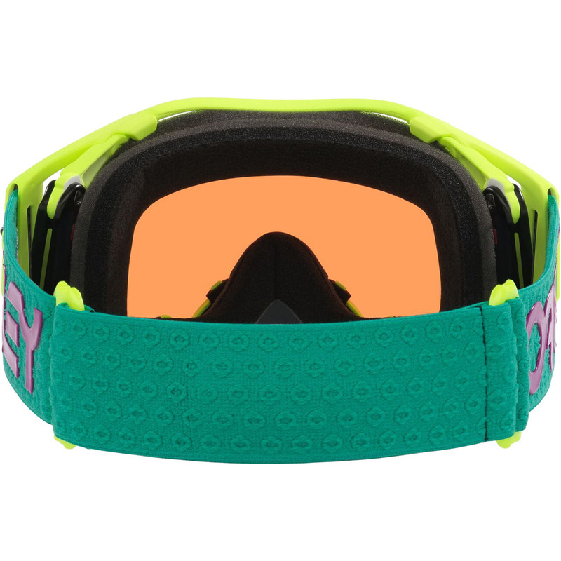Masque Cross Oakley Airbrake MX Celeste B1B Ecran Prizm Jade Interieur