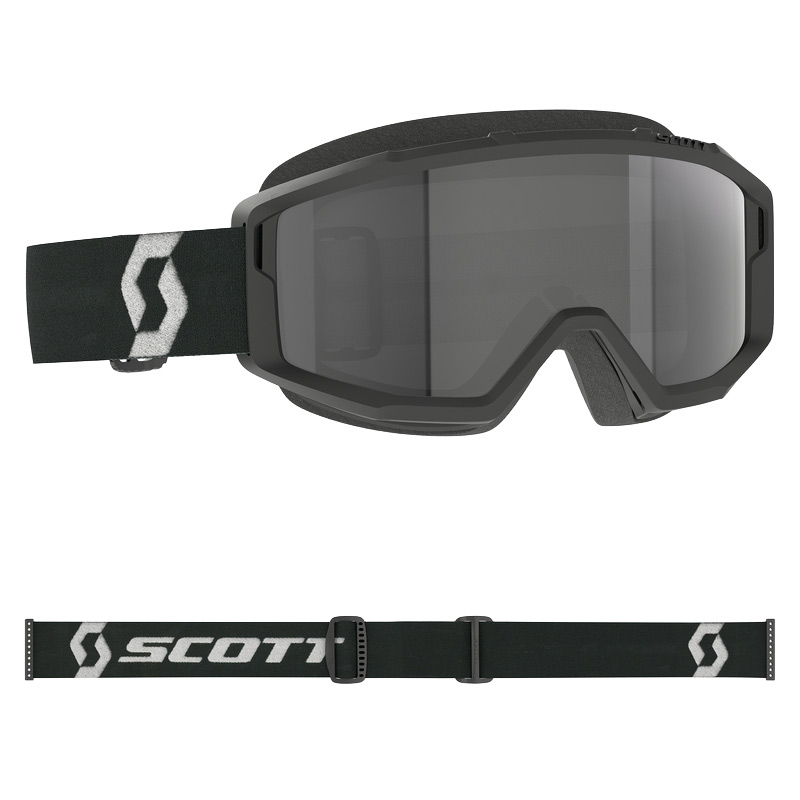 Masque Cross Scott Primal Sand Dust Noir Blanc Ecran Chrome
